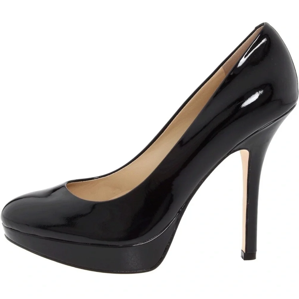 Joan & David Collection Women's Flipp Platform Pump,Black Patent